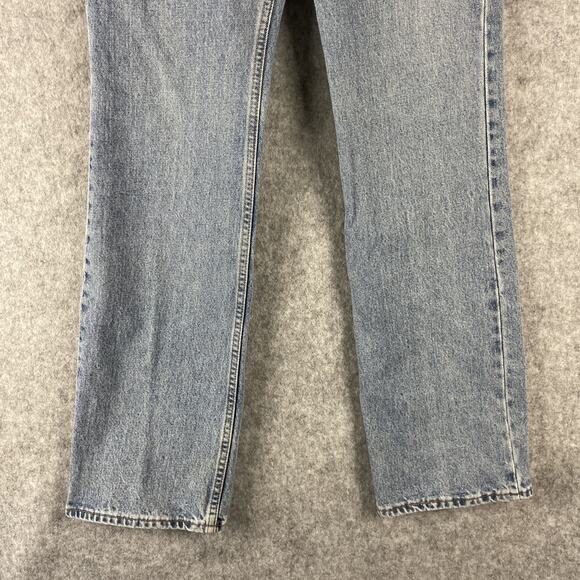 VTG Levis 517 Bootcut Jeans Womens 11 JR L 28x33 Light Wash High Rise USA 90s - Picture 3 of 13